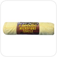 MICROFIBRE CLEAN CLOTHS   (Pack of 6)