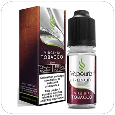 Vapouriz Virginia Tobacco 1.8 E-Liquid 10ml (Pack of 10)