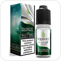 Vapouriz Millionaires Menthol 1.8 E-Liquid 10ml (Box of 10)
