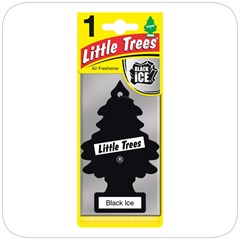 Little Tree 1-PACK Air Freshener BLACK ICE (Pack of 24)