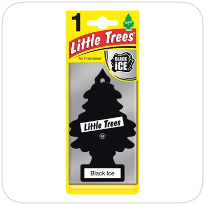 Little Tree 1-PACK Air Freshener BLACK ICE (Pack of 24)