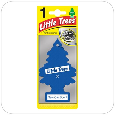 Little Tree 1-PACK Air Freshener NEW CAR (Pack of 24)