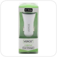 VERCE 2.1 AMP CAR CHARGER (Box of 5)