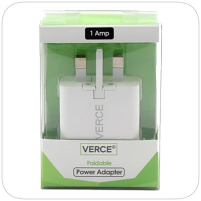 VERCE FOLDABLE POWER ADAPTOR (Box of 4) - VRC12