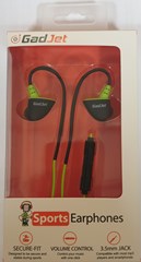 GADJET SECURE FIT SPORTS EARPHONES  (Box of 6)