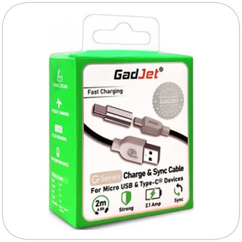 GadJet GSeries 2M Android Cable (box of 10) All Products SRL