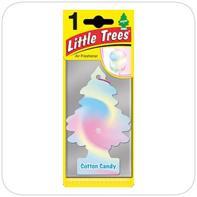 Little Tree 1-PACK Air Freshener COTTON CANDY (Pack of 24) - AMTCC