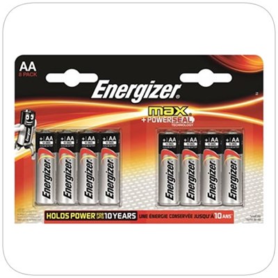 Z - ENERGIZER MAX POWERSEAL 4+4 (Box of 24)