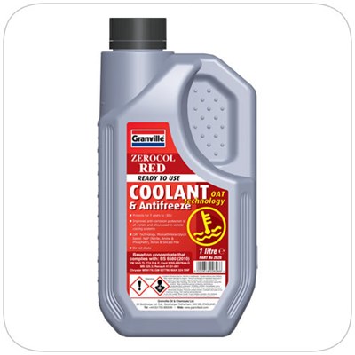 Granville RED COOLANT Ready to Use 1L (Box of 12)