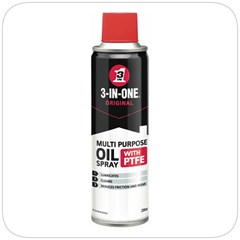 3-IN-1 Multi Purpose Oil with PTFE 200ml Spray (Box of 12)