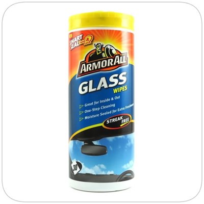 Armorall Wipes Glass Tub 30 (Box of 6) - Glass Wipes Tub 30