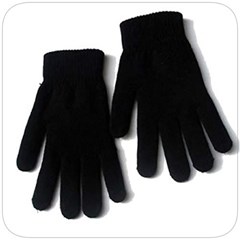 Black Thermal Gloves One Size