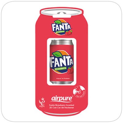 Fanta Strawberry Vent Can Air Feshener - Fanta Strawberry Vent Can Air Feshener