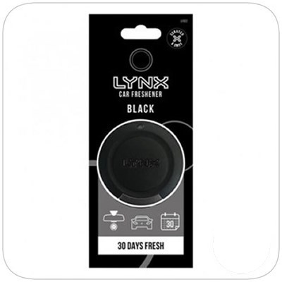 Lynx 3D Black Air Freshener (Pack of 6)