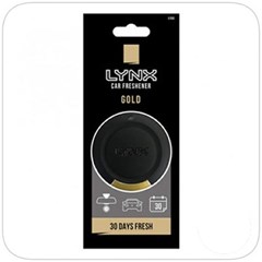 Lynx 3D Gold Air Freshener (Pack of 6)