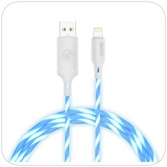 GadJet Luminous Led Charge + Sync Cable For Iphone