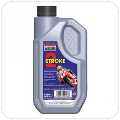 Granville 2 Stroke Engine Oil 1L (Box of 12) - 2 Stroke 1L Agri/Motorcycle Red