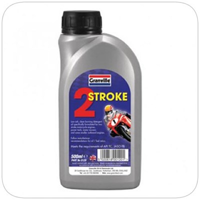 Granville 2 Stroke Engine Oil 500ML (Box of 12) - 2 Stroke Red 500ml Agri/Motorcycle Oil
