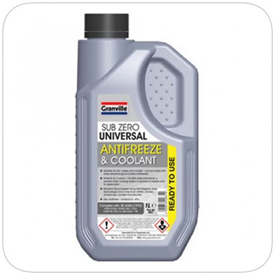 Granville Universal Coolant Ready To Use 1L (Box of 12) - 1L Sub Zero Universal Coolant Ready To Use