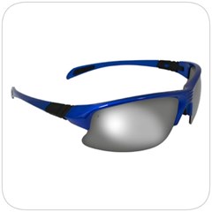 Semi Rimless Sports Wrap Sunglasses
