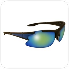 Semi Rimless Sports Wrap Sunglasses