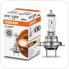 Osram 12V 55W H7 Bulbs Classic Original Line (Pack of 10)