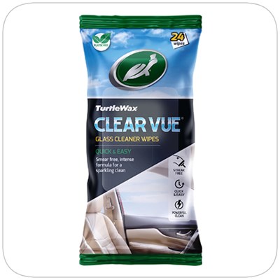 Turtle Wax Wipes Glass Pack of 24 (Box of 6)