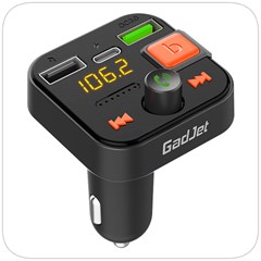 Gadjet 2-Port Charging BT FM Transmitter Wireless (Box of 10)