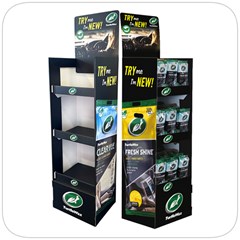 Turtle Wax 108 Assorted Wipes + Display Unit FOC