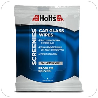 Holts Wipes Screenies Glass Wipes (Box of 12) - HWPS0001A