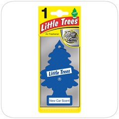 Little Tree 1-PACK Air Freshener NEW CAR (Pack of 24)