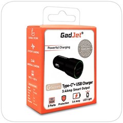 3.4A G-Series USB + Type-C Car Charger (ALT CH22) (Box of 10)